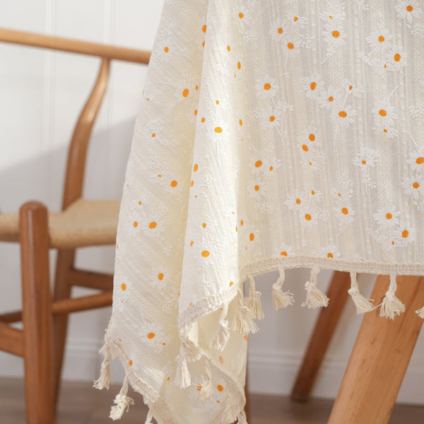 Sunny Daisy Tablecloth