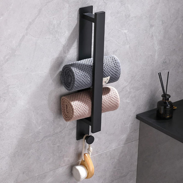 No-Drill Spa Haven Towel Rack