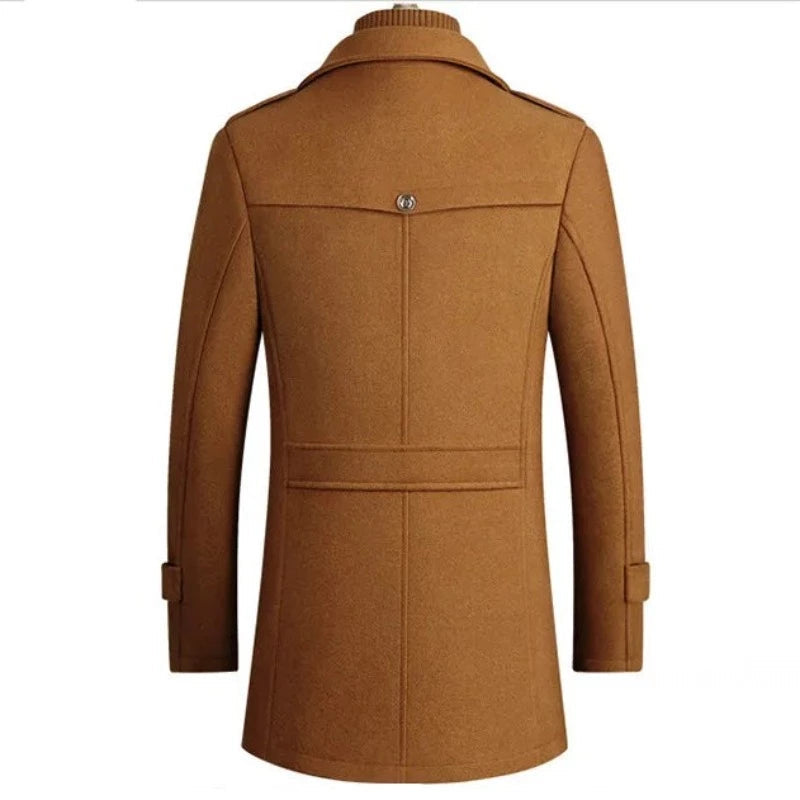 Savile Row Virgin Wool Overcoat