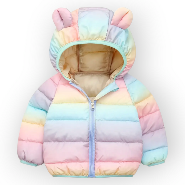 Rainbow Bear Puffer Jacket