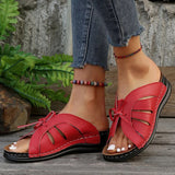 Comfortable Bowtie Slide Sandals