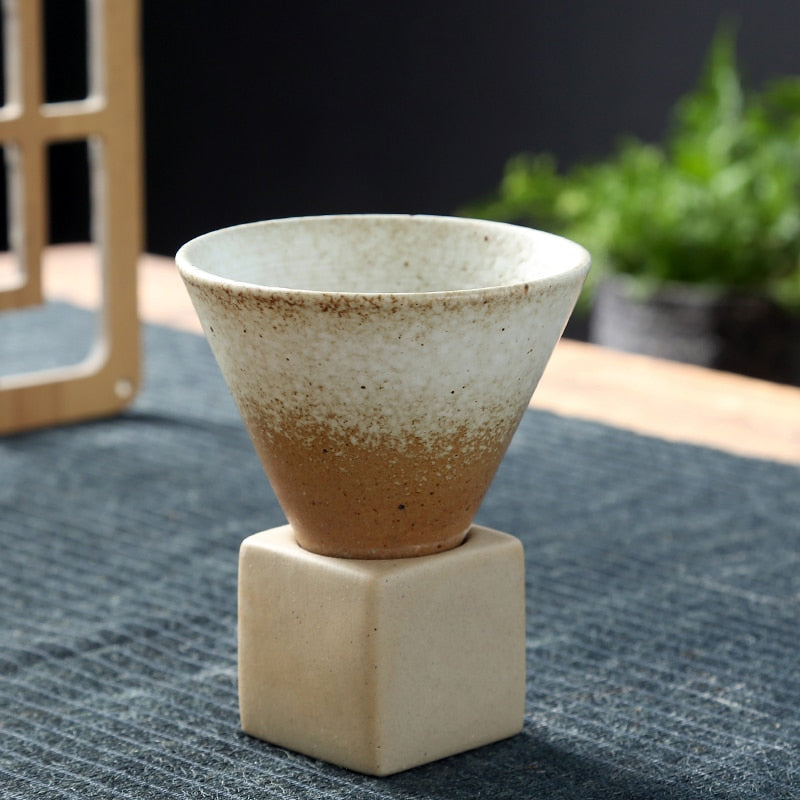 Savor in Style | Handcrafted Vintage Conical Ceramic Mug