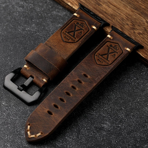 Handcrafted Leather Band for Apple Watch