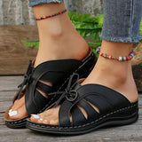 Comfortable Bowtie Slide Sandals