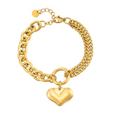 Ophelia Heart Bracelet