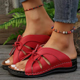 Comfortable Bowtie Slide Sandals