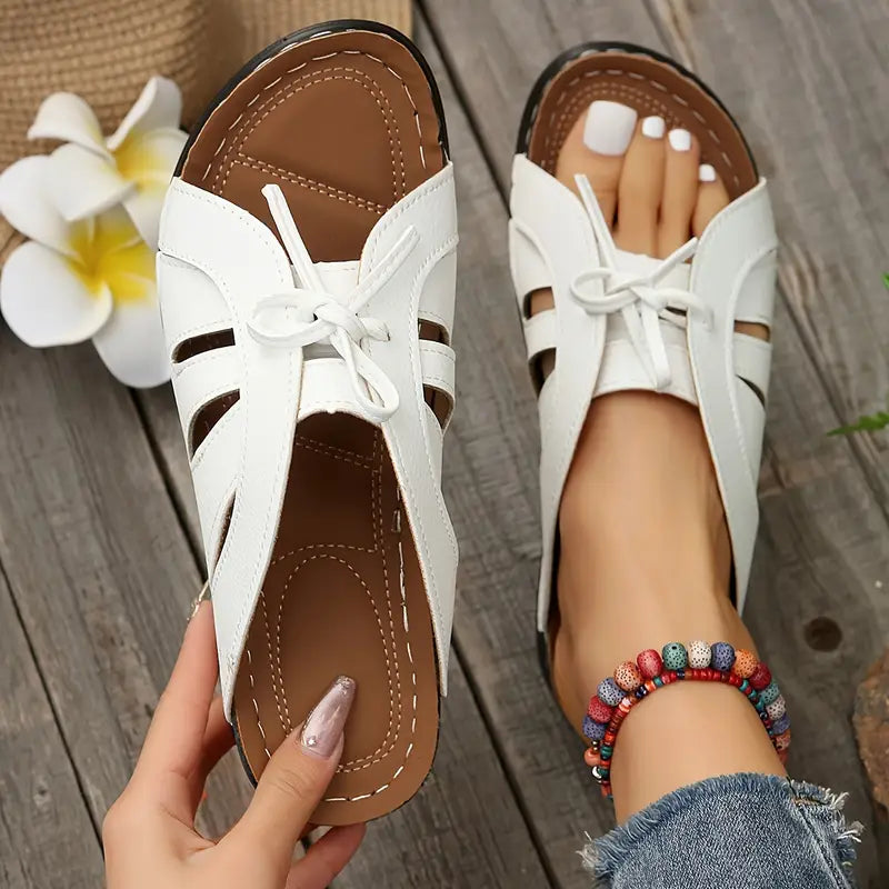 Comfortable Bowtie Slide Sandals