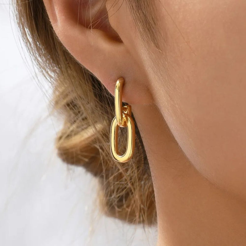 Eternal Link Dangle Earrings