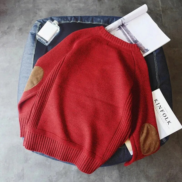 Heritage | Wool Elbow Patch Sweater