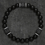 Matte Onyx Statement Bracelet