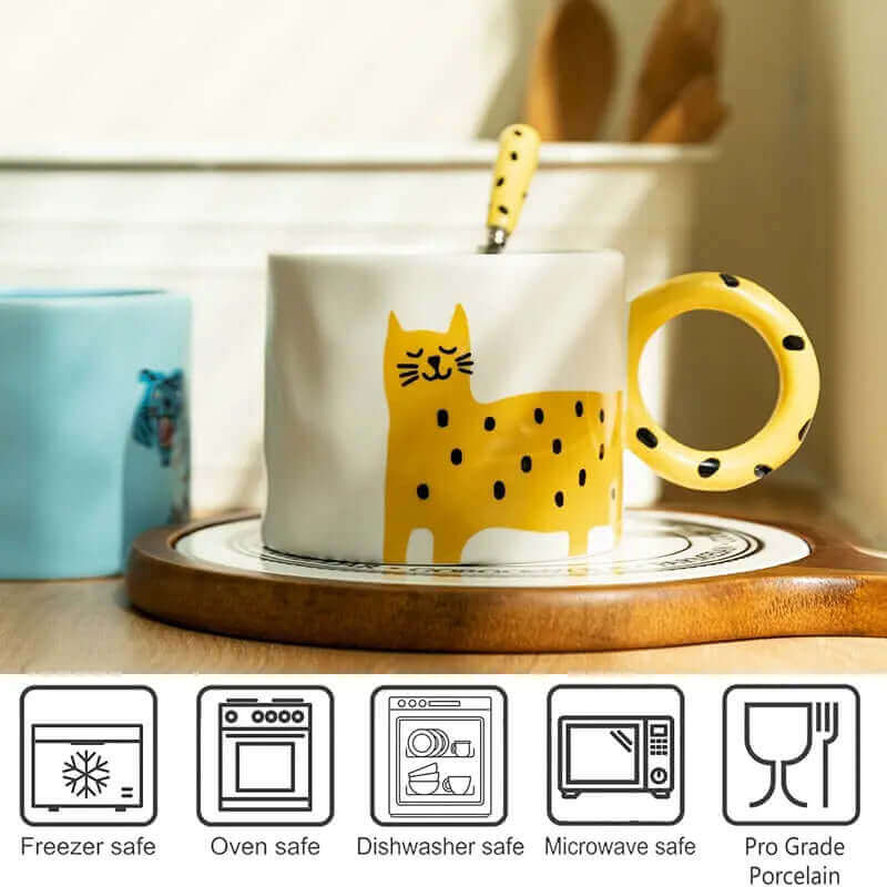 Cartoon Animal Ceramic Mugs