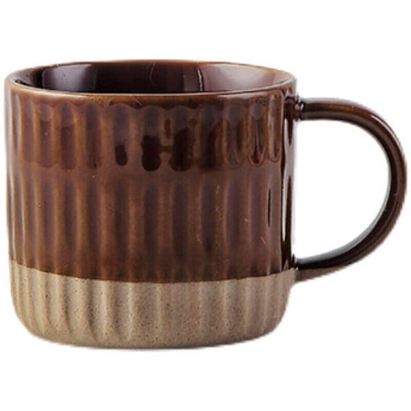 Large Retro Ceramic Coffee Cup