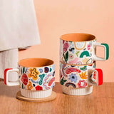 Happy Ceramic Coffee Cups