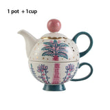 Hand-painted Exotic Tea Set