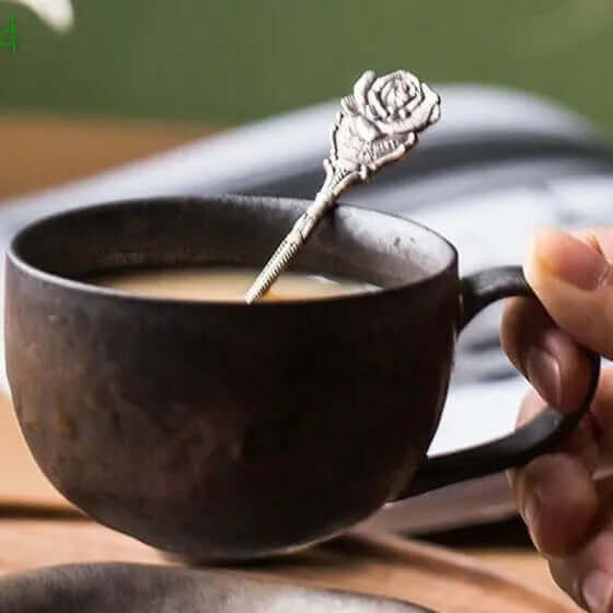 Japanese Ceramic Mug & Round Saucer