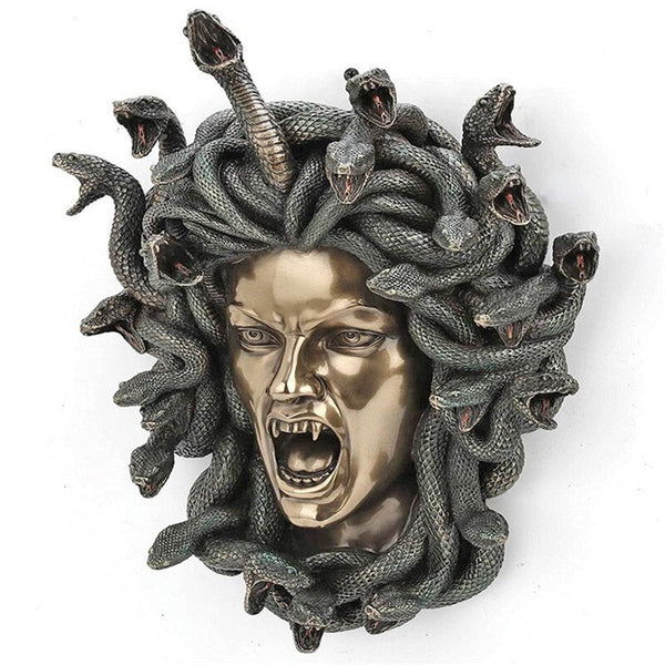 Gothic Myth Medusa Wall Front Door Ornament