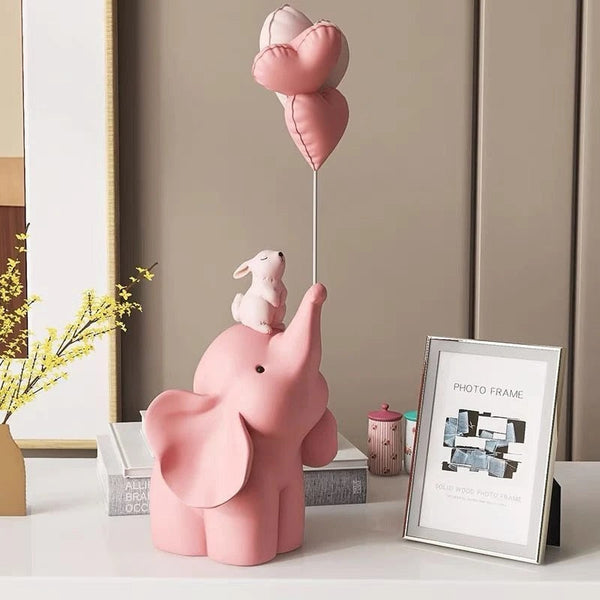 Baby Elephant Home Decor Sculpture