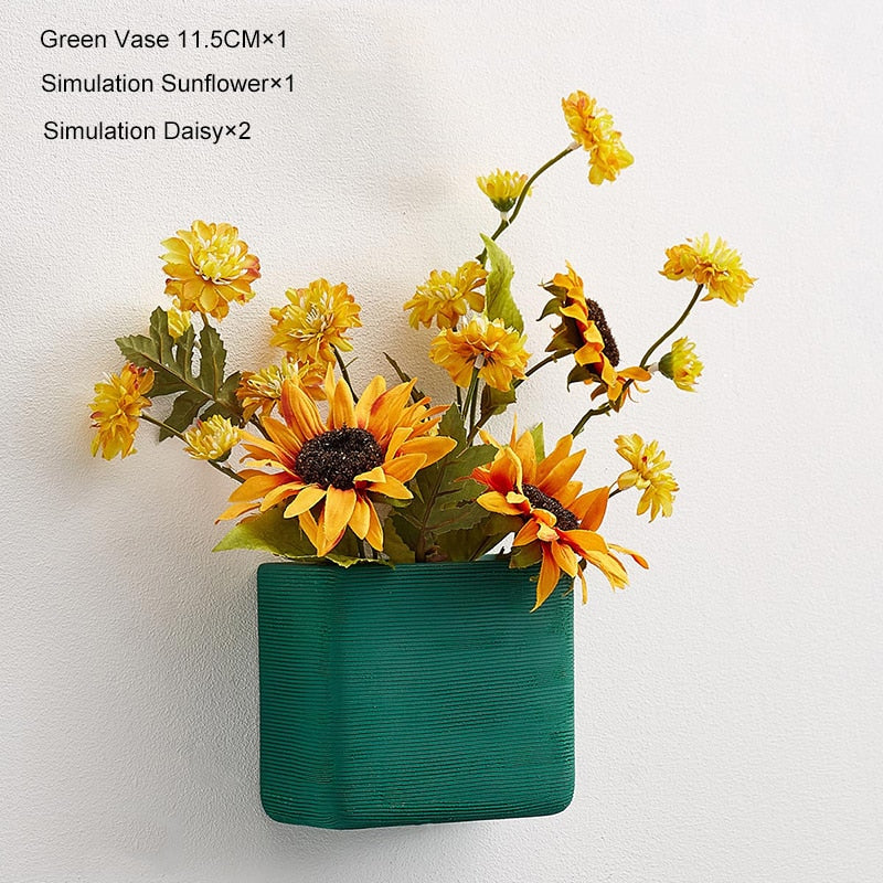 Minimalistic Color Wall Hanging Plant Vase