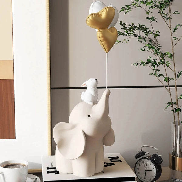 Baby Elephant Home Decor Sculpture