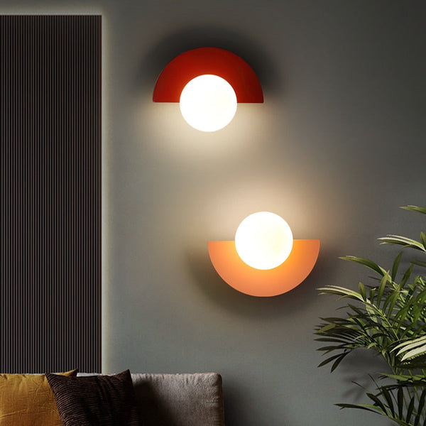 Nordic Ball Glass Wall Lamp