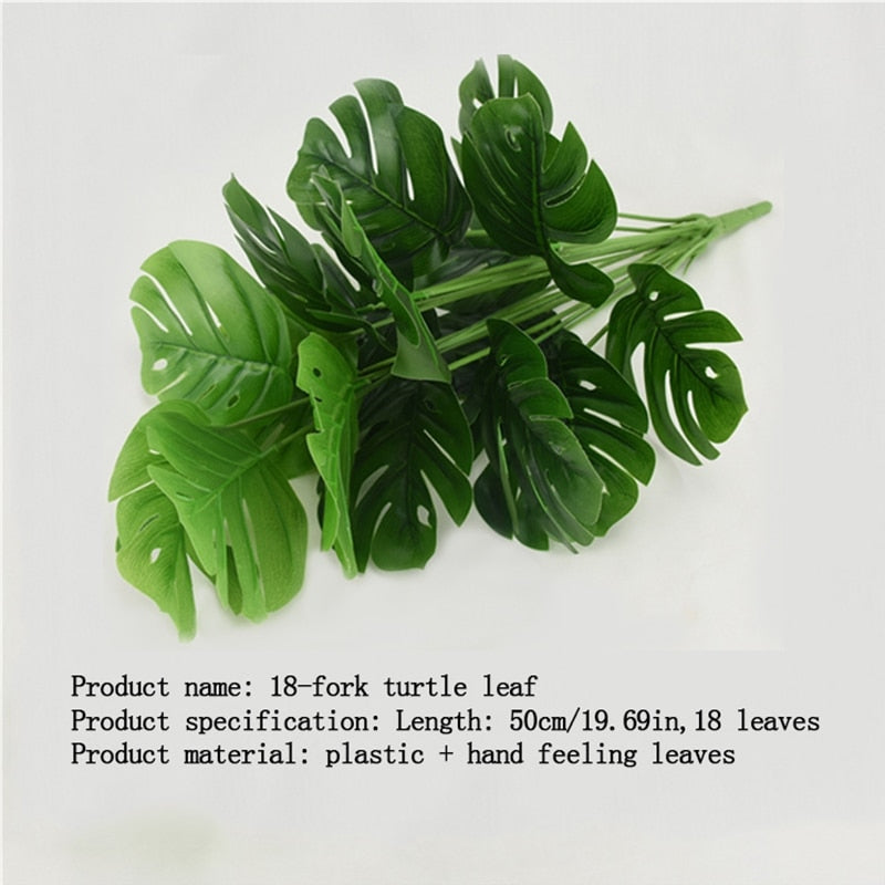 Artificial Plants Turtle Back Leaf