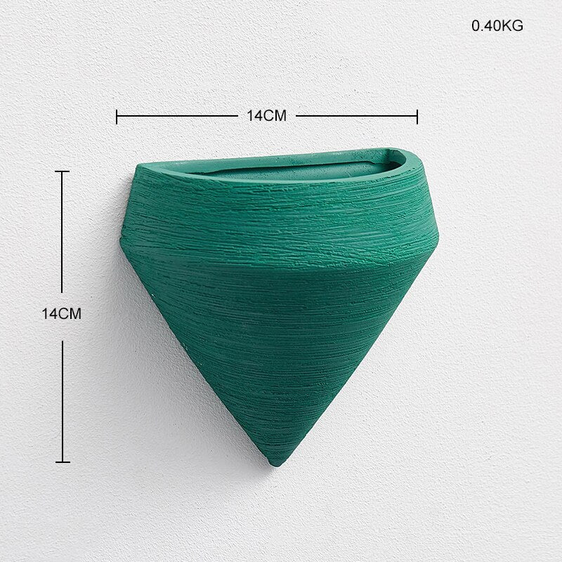 Minimalistic Color Wall Hanging Plant Vase