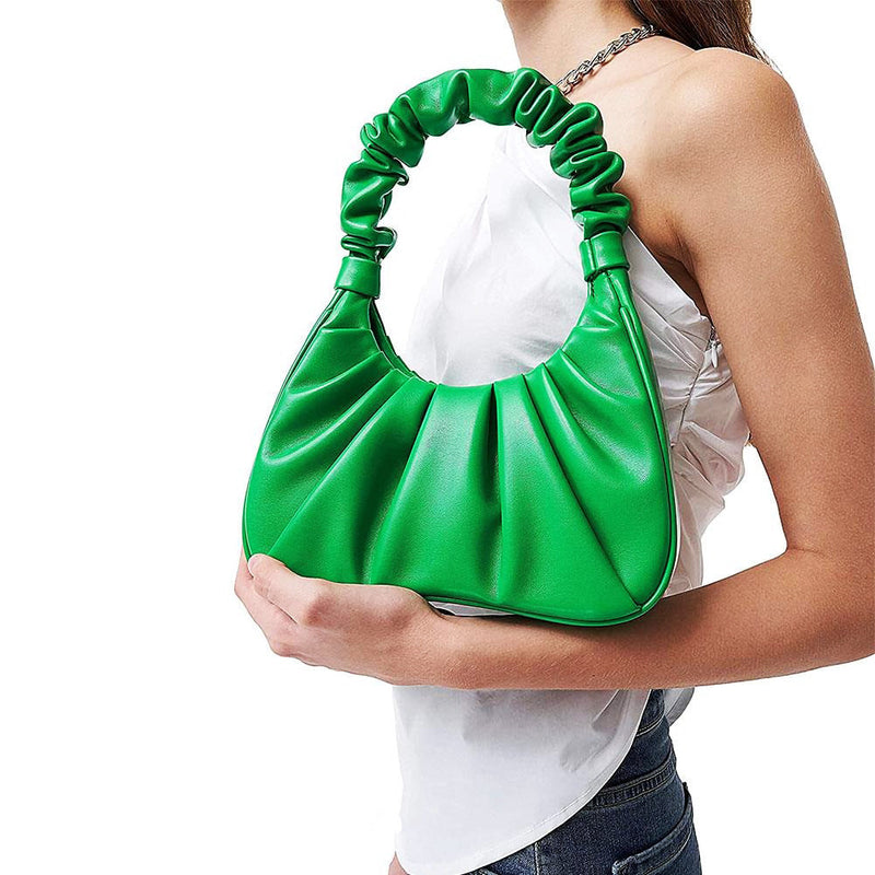 Veronique Ruffled Designer Handbag