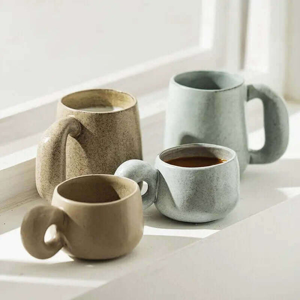 Very Large Stoneware Coffee Mug