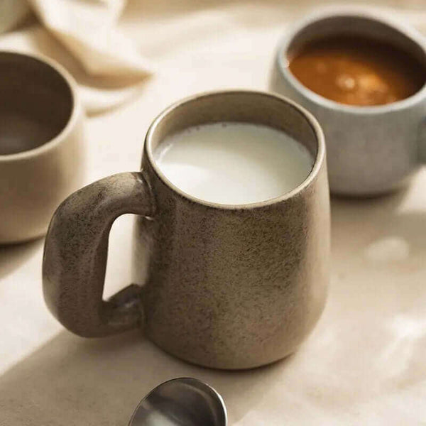 Very Large Stoneware Coffee Mug