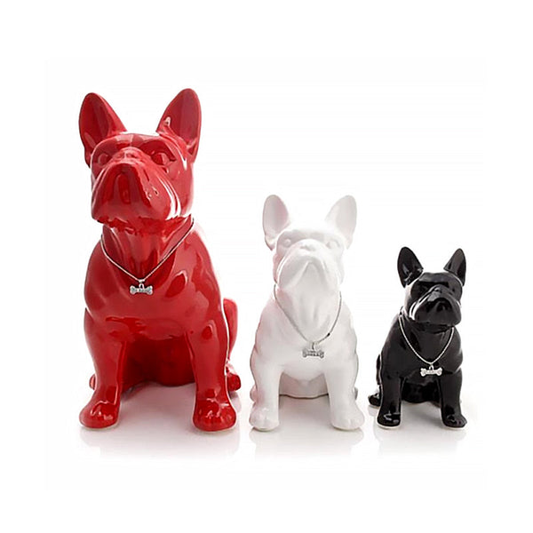 3Color French Bulldog Artistic Statue